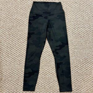 90 Degree Wonderlink Camo Leggings - Olive Green (Size: S)